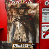 Clint Eastwood Canvas Art - Blondie Cowboy Collection by Chris Tutty